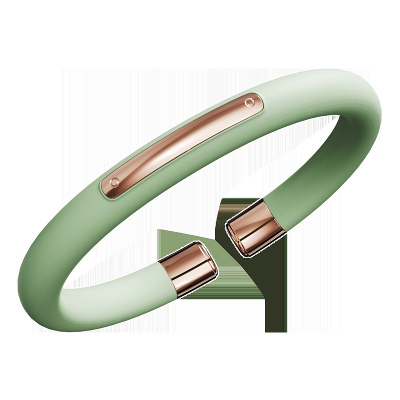 綠色硅膠手環